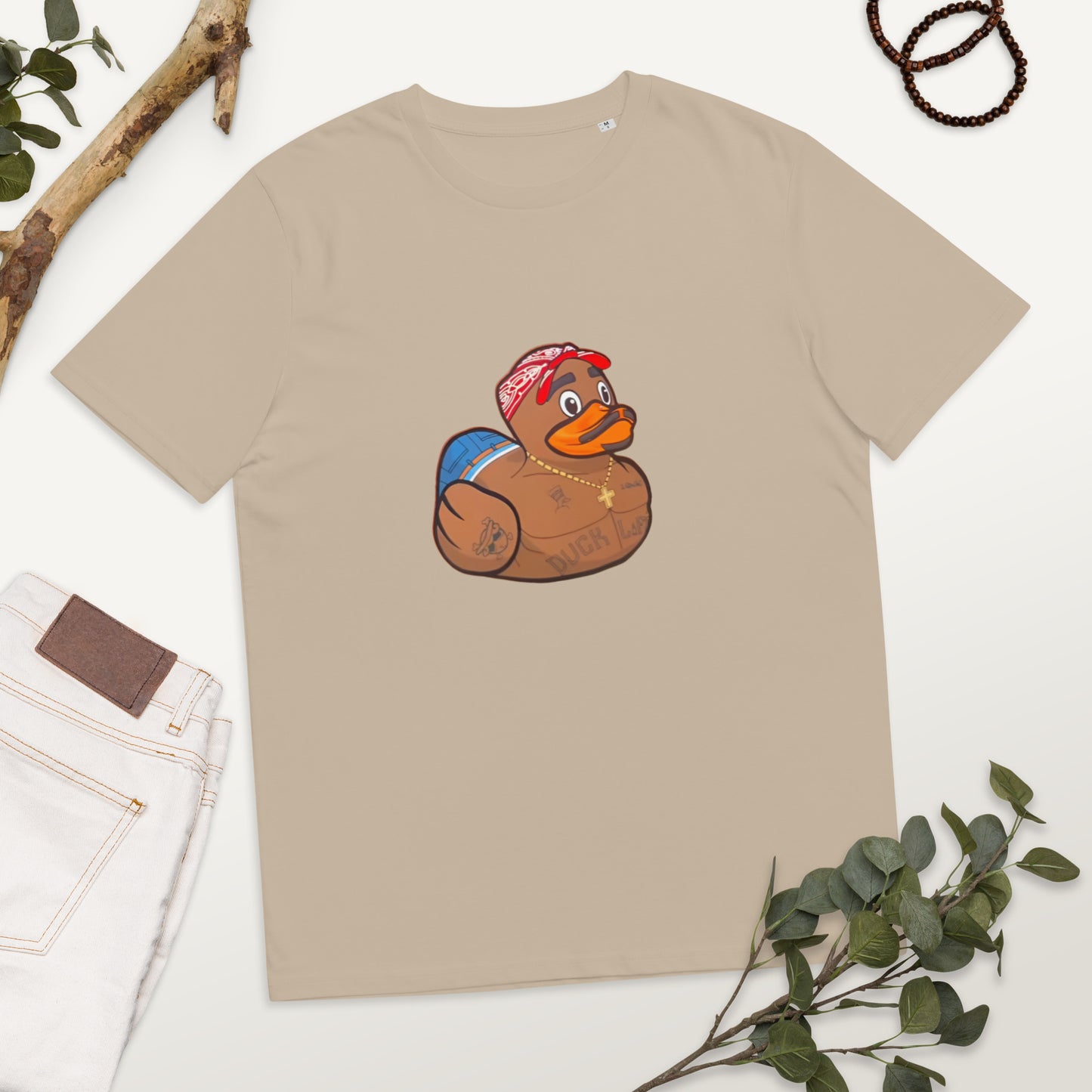 2Pac (2Duck) Unisex organic cotton t-shirt