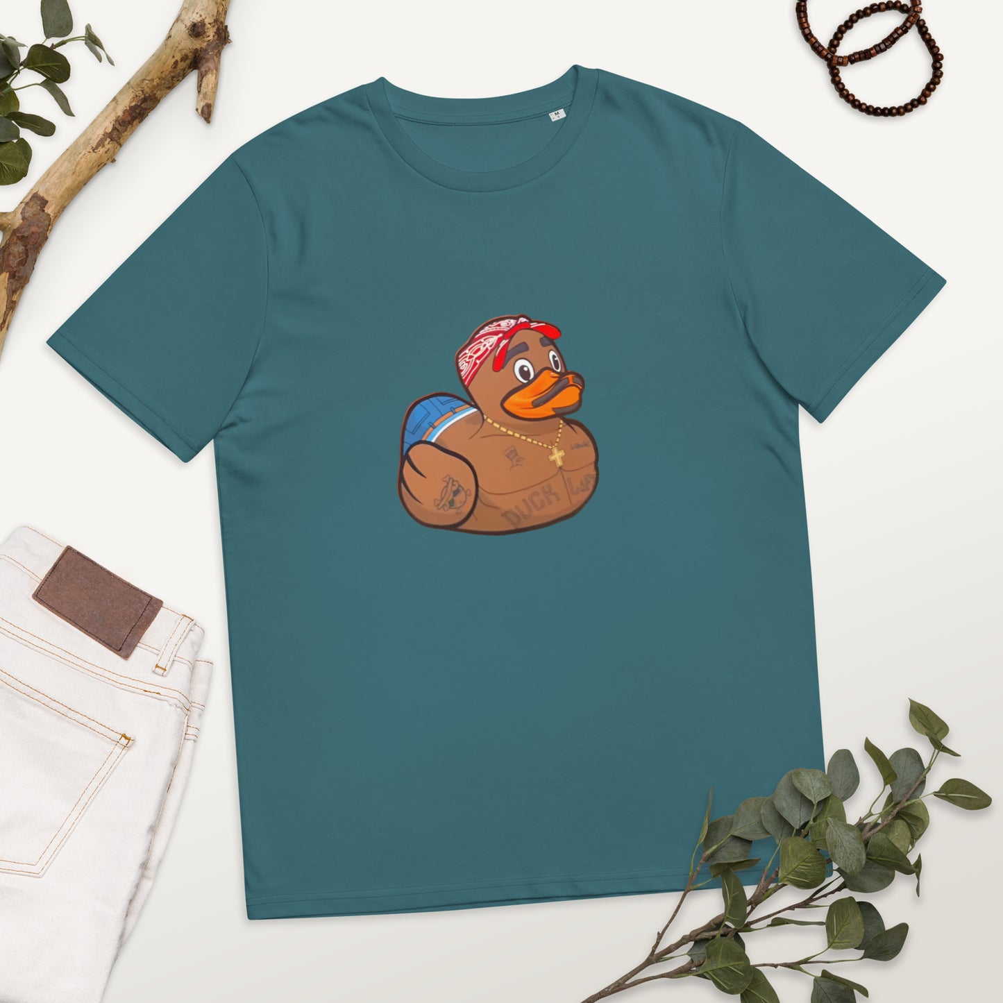 2Pac (2Duck) Unisex organic cotton t-shirt