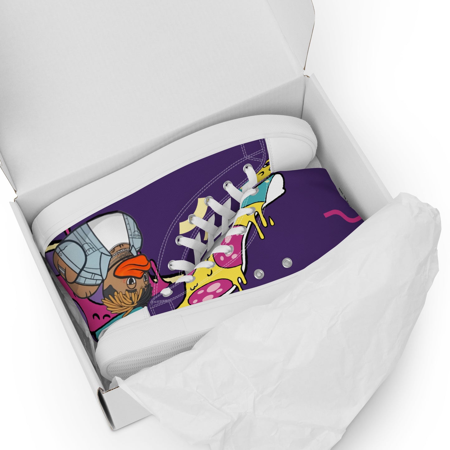 XXXTENTACION (XXXDUCKY) high top canvas shoes