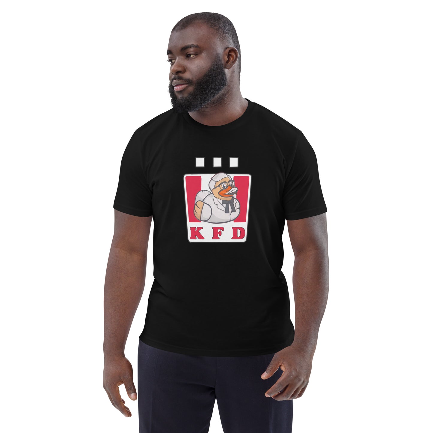 KFC (Kentucky Fried Duck Design) Unisex organic cotton t-shirt