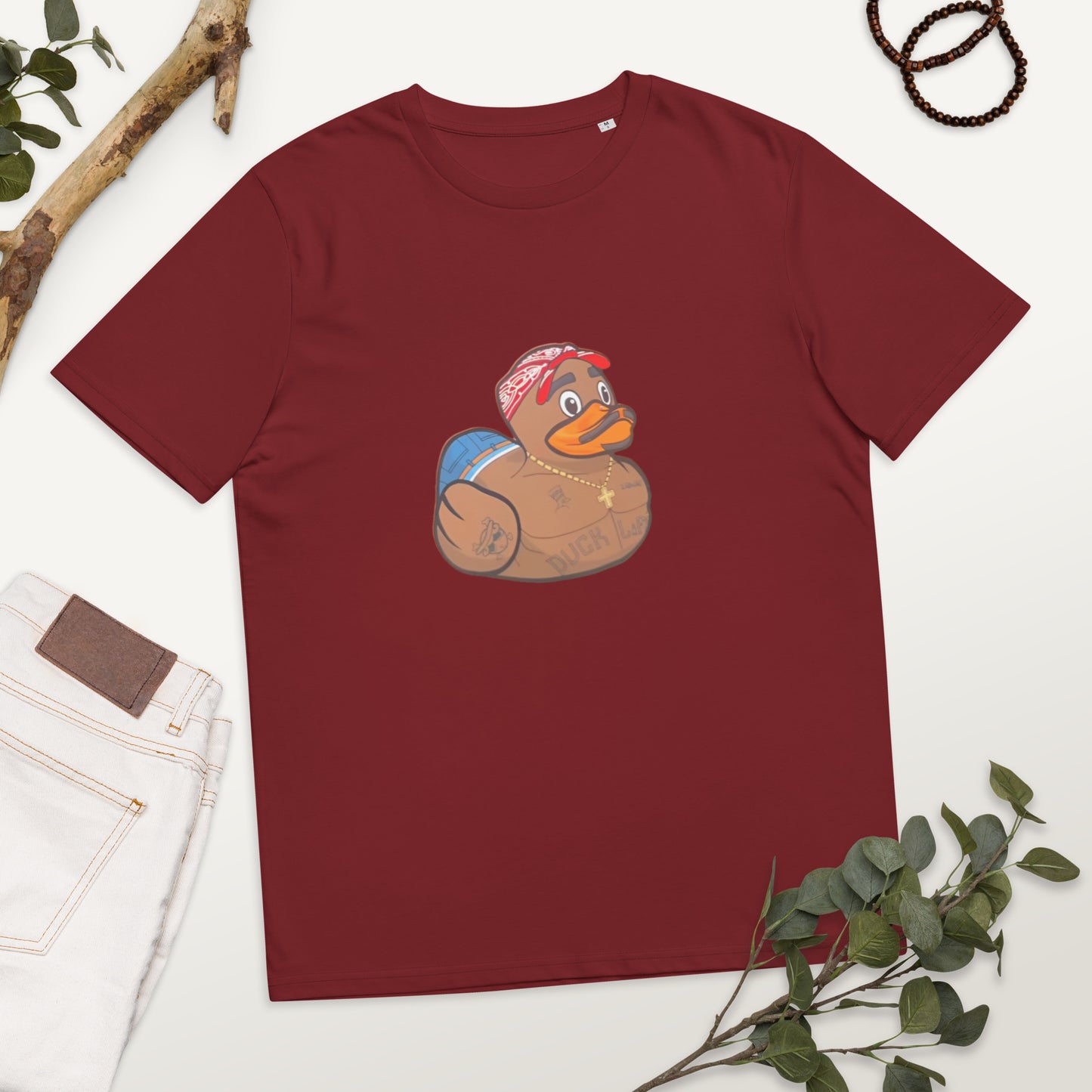 2Pac (2Duck) Unisex organic cotton t-shirt