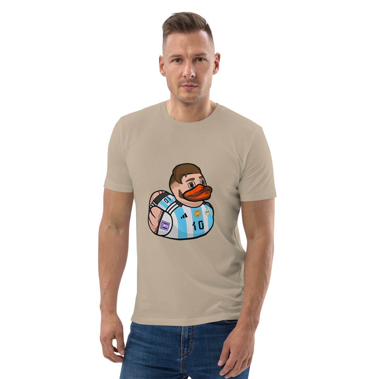 Lionel Messi (Lionel Ducky) Unisex organic cotton t-shirt