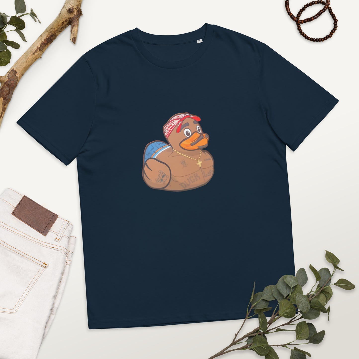 2Pac (2Duck) Unisex organic cotton t-shirt