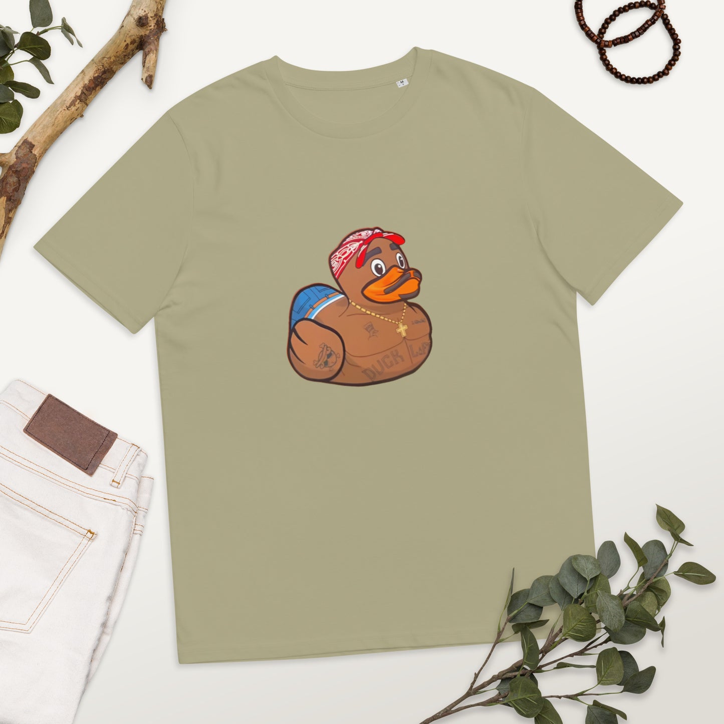 2Pac (2Duck) Unisex organic cotton t-shirt